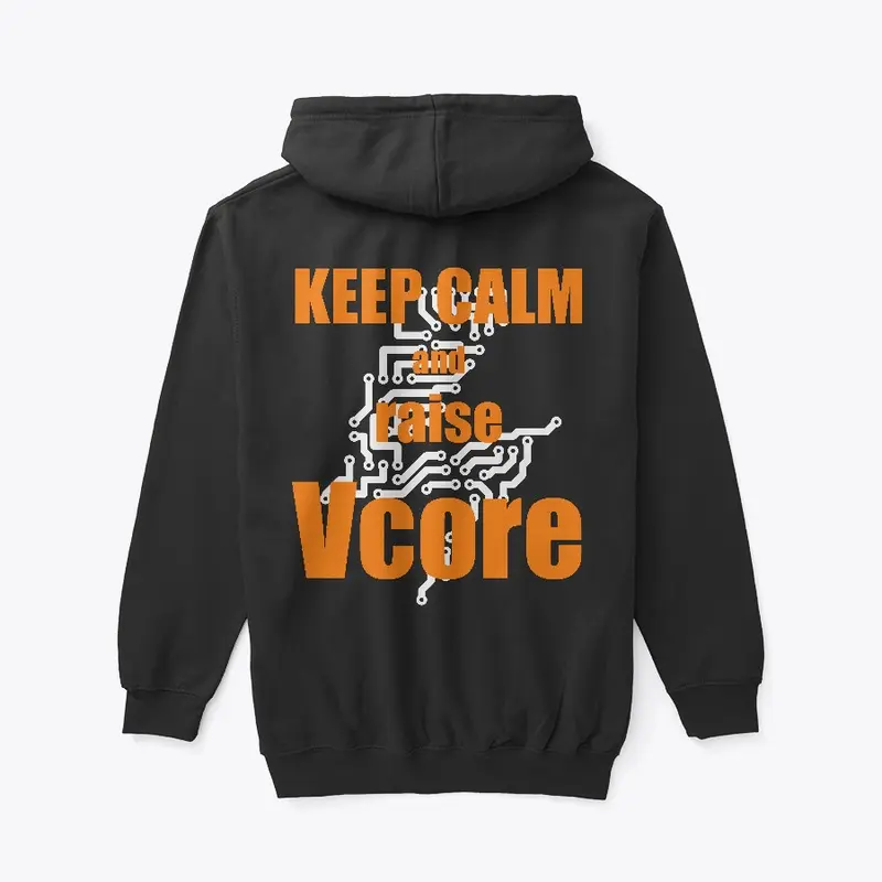 Raise Vcore zipper hoodies BLACK